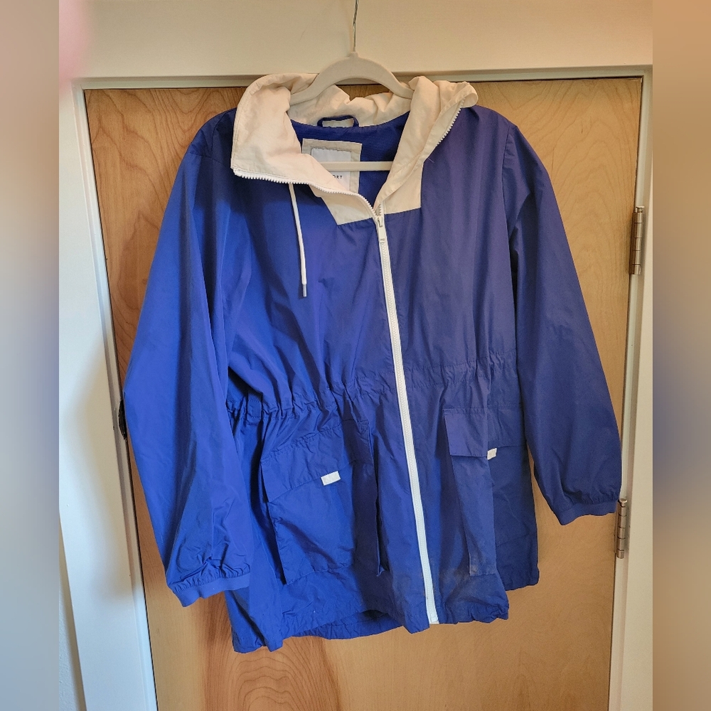 Banana Republic Blue Raincoat